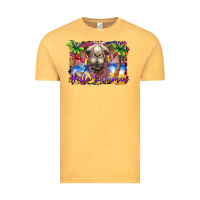 Vintage Mustard hello summer camel at the beach Vintage Tee - BarkalooDesign