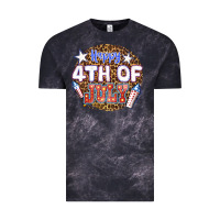 Cloud Black happy 4th of july billie wilder Vintage Tee - texasbilliewilder