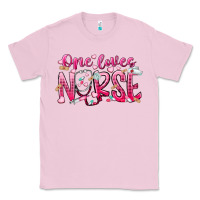 Bubblegum Pink one loves nurse Classic Tee - RacoonDesign