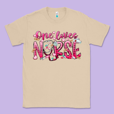 One Loves Nurse Classic Tee Designed By Racoondesign