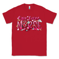 Red one loves nurse Classic Tee - RacoonDesign