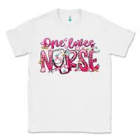 White one loves nurse Classic Tee - RacoonDesign