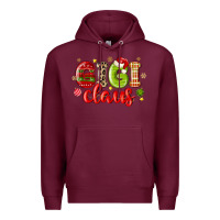 Burgundy gigi claus Premium Hoodie - MaliasSmallBusiness