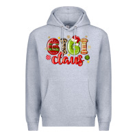 Heather Grey gigi claus Premium Hoodie - MaliasSmallBusiness
