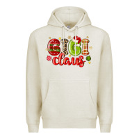 Oatmeal Heather gigi claus Premium Hoodie - MaliasSmallBusiness