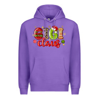 Purple gigi claus Premium Hoodie - MaliasSmallBusiness