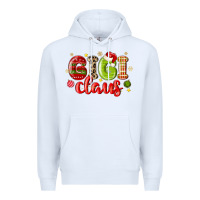 White gigi claus Premium Hoodie - MaliasSmallBusiness