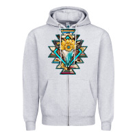 Heather Grey cowhide leopard bull skull aztec Zipper Hoodie - JahusDesignShop