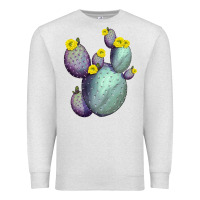 Oatmeal Heather Opunthia Santa Rita Cacti Premium Sweatshirt - LillyAllenDesigns