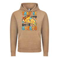 Vintage Coffee take it easy keep it cheesy Vintage Hoodie - MaliasSmallBusiness