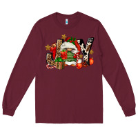 Burgundy joy gnomes Long Sleeve Tee - FaDigitalArtStudio