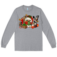 Heather Grey joy gnomes Long Sleeve Tee - FaDigitalArtStudio