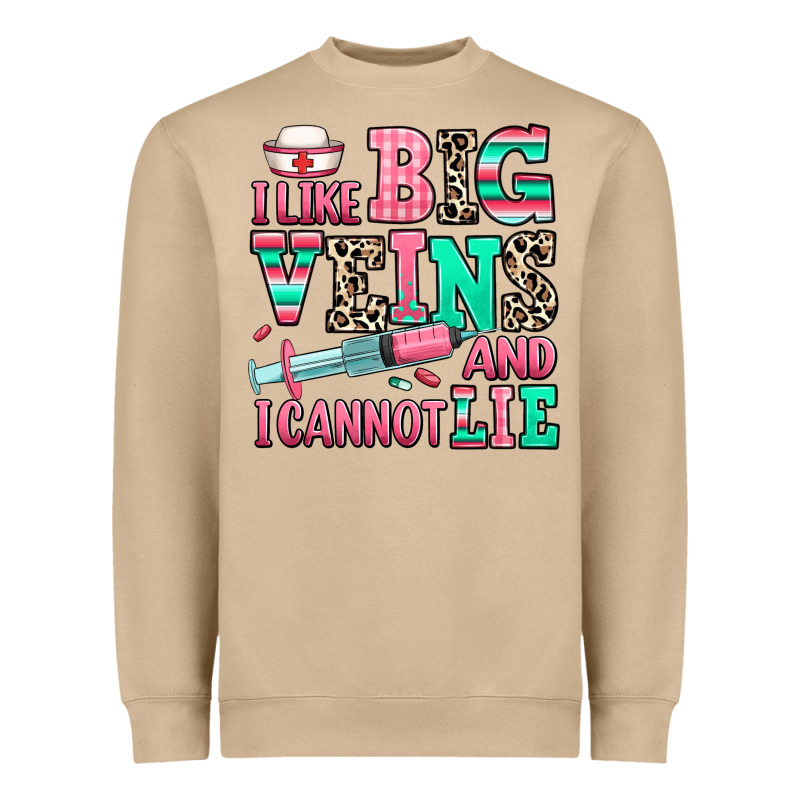 I Like Big Veins And I Cannot Lie Heavyweight Sweatshirt by RanaPortraitStore | Teevron