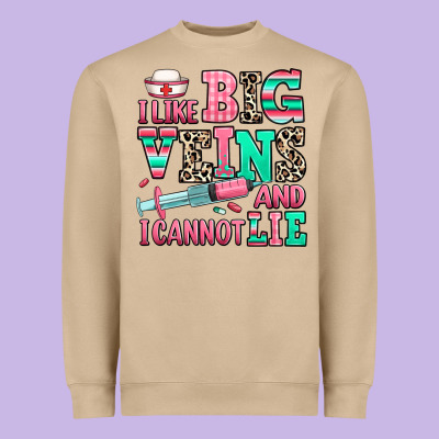 Heavyweight Sweatshirt i like big veins and i cannot lie