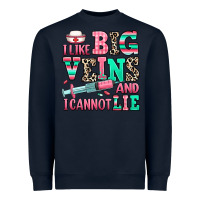 Navy i like big veins and i cannot lie Heavyweight Sweatshirt - RanaPortraitStore