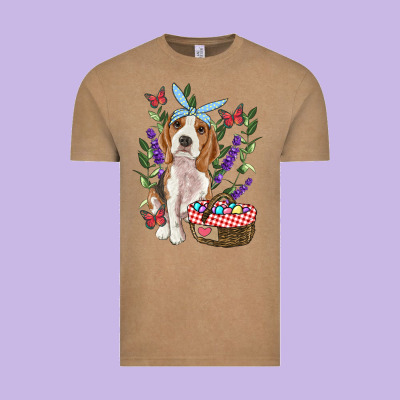 Vintage Tee easter beagle