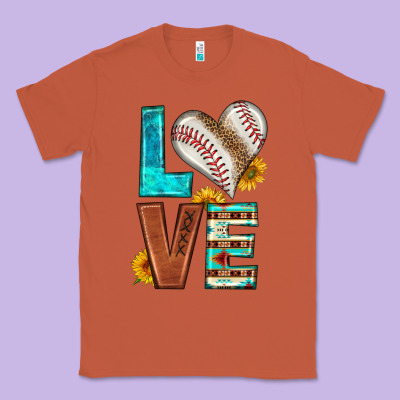 Western Love Baseball Classic Tee Designed By Hra Design Shop