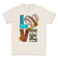 Natural western love baseball Classic Tee - HRA Design Shop