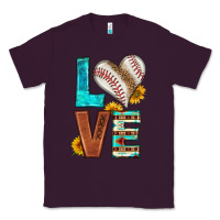 Plum western love baseball Classic Tee - HRA Design Shop