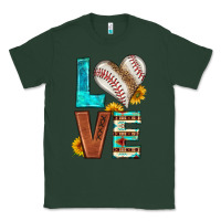 Sports Green western love baseball Classic Tee - HRA Design Shop
