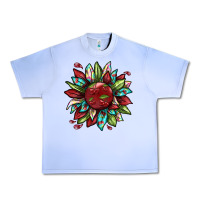 Grape Ice Cherry sunflower Urban Heavy Tee - texasbilliewilder