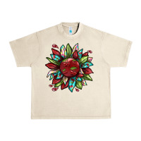 Sandshell Cherry sunflower Urban Heavy Tee - texasbilliewilder