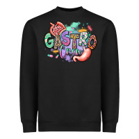 Black gastro crew Heavyweight Sweatshirt - RanaPortraitStore