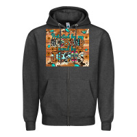 Charcoal Heather protected husband saved by jesus Zipper Hoodie - JahusDesignShop