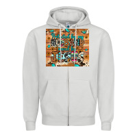 Dove Grey protected husband saved by jesus Zipper Hoodie - JahusDesignShop