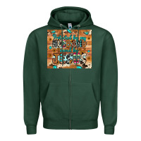 Sports Green protected husband saved by jesus Zipper Hoodie - JahusDesignShop