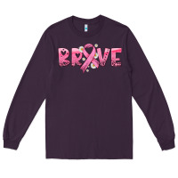 Plum brave with ribbon Long Sleeve Tee - HRA Design Shop
