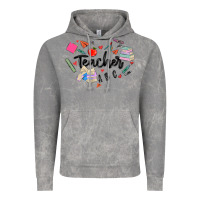 Cloud Rock teacher heart Vintage Hoodie - MaliasSmallBusiness