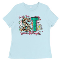 Baby Blue speech therapist Ladies Tee - AdoDesignShop