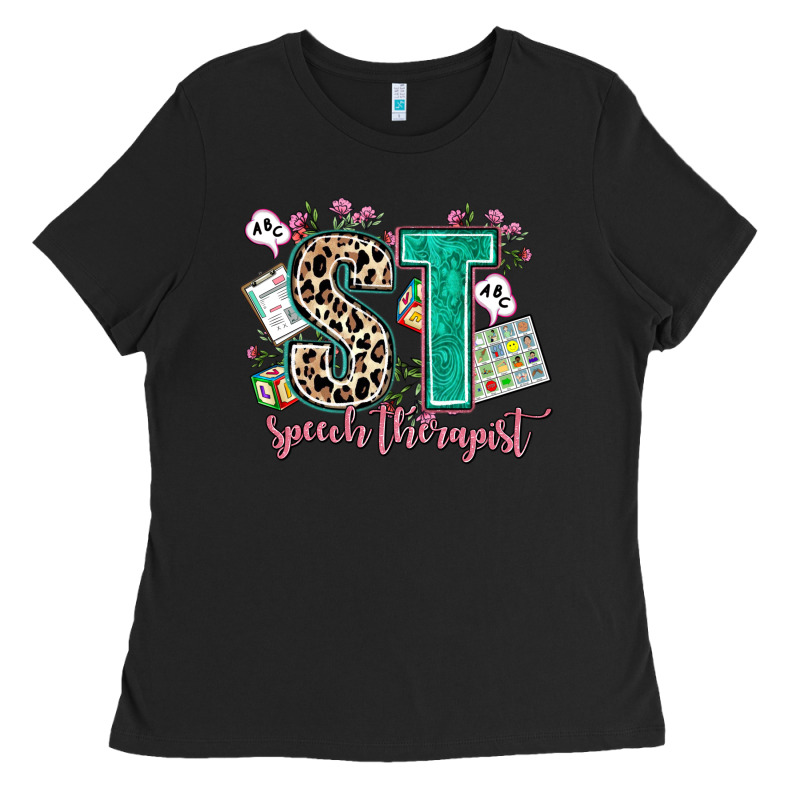 Speech Therapist Ladies Tee by AdoDesignShop | Teevron