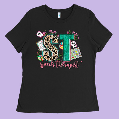 Speech Therapist Ladies Tee Designed By Adodesignshop