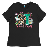 Black speech therapist Ladies Tee - AdoDesignShop