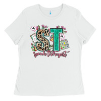 White speech therapist Ladies Tee - AdoDesignShop