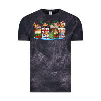 Cloud Black christmas cookie coffee cups Vintage Tee - Zillion Design Studio