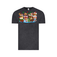 Vintage Black christmas cookie coffee cups Vintage Tee - Zillion Design Studio