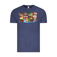Vintage Denim christmas cookie coffee cups Vintage Tee - Zillion Design Studio