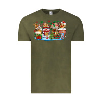 Vintage Olive christmas cookie coffee cups Vintage Tee - Zillion Design Studio