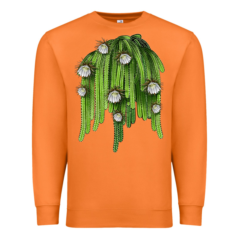 Selenicereus Cactus Premium Sweatshirt by LillyAllenDesigns | Teevron