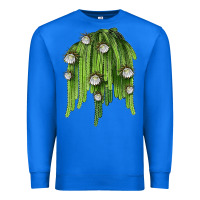 True Royal Selenicereus Cactus Premium Sweatshirt - LillyAllenDesigns