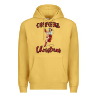 Antique Gold cowgirl christmas Premium Hoodie - MaliasSmallBusiness