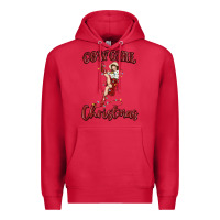 Cardinal cowgirl christmas Premium Hoodie - MaliasSmallBusiness