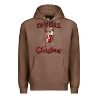 Chestnut cowgirl christmas Premium Hoodie - MaliasSmallBusiness