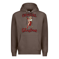 Coffee cowgirl christmas Premium Hoodie - MaliasSmallBusiness