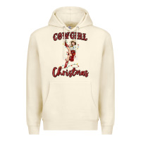 Sandshell cowgirl christmas Premium Hoodie - MaliasSmallBusiness