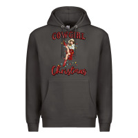 Smoke cowgirl christmas Premium Hoodie - MaliasSmallBusiness