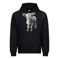 Black southdown baby sheep Urban Hoodie - LillyAllenDesigns